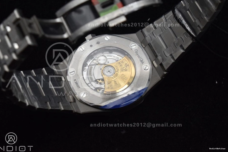 SS Versatile Frosted Bracelet 15400 1095 Edition A SS on ZF Blue Oak Royal Case 1:1 Best 41mm Dial Textured 1216